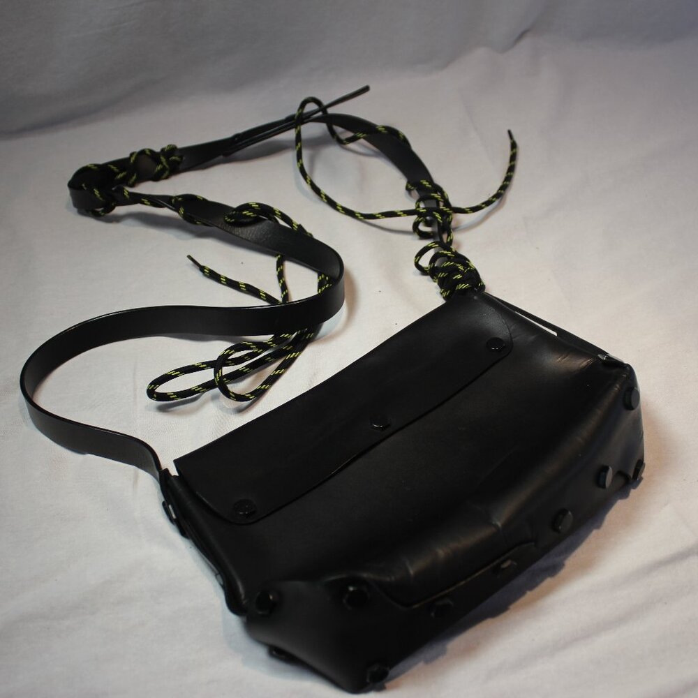 Funky faux leather bag